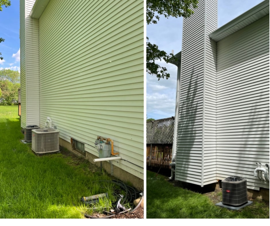 House wash gutter cleaning brightening sleepy hollow il